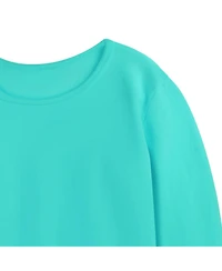 Mightly Kids Fair Trade Organic Cotton Long Sleeve Ribbed Scoop Neck Tee
