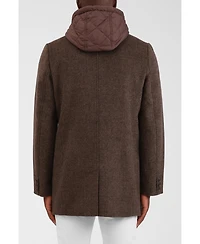 Bagatelle Homme Men's Wool Blend Hoodie Coat