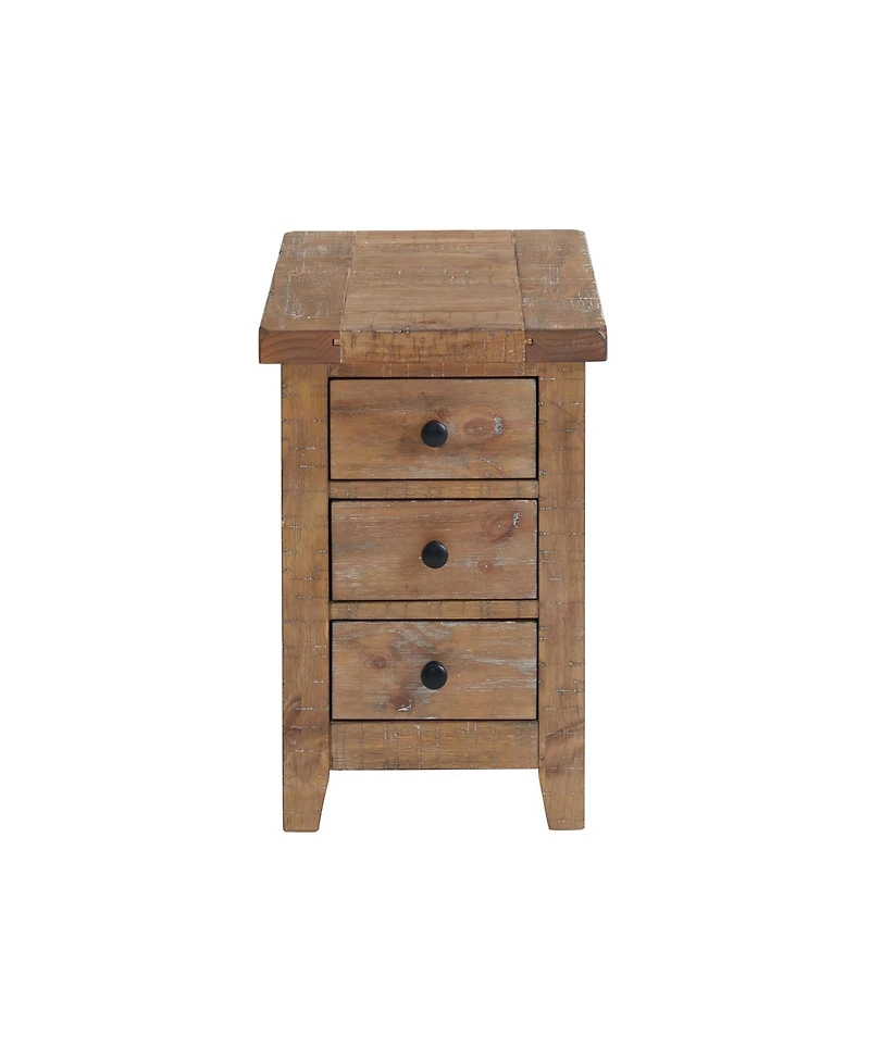 Intercon Chairside Table, 16x24 in Sandwash