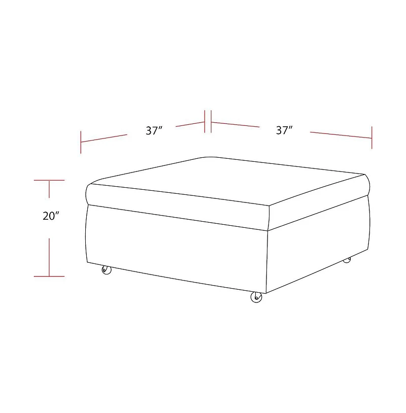 Parker Living Madison - Sequence Khaki Ottoman