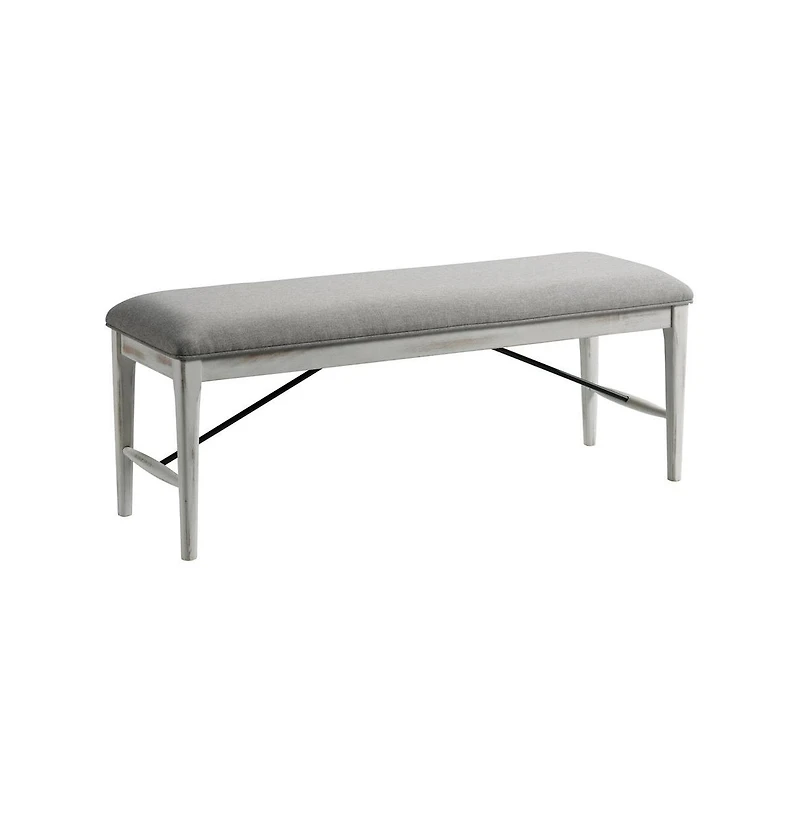 Intercon 50"" Backless Bench in Weathered White