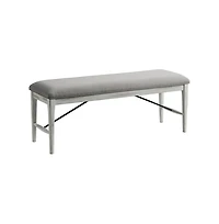 Intercon 50"" Backless Bench in Weathered White