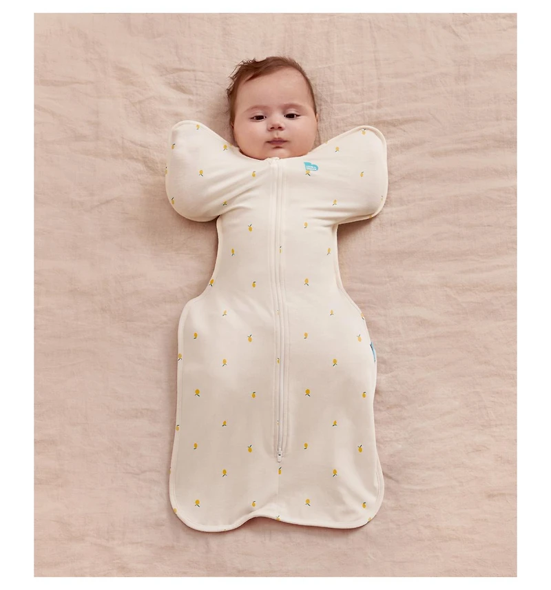 Love To Dream Swaddle Up Sleep Sack - Bamboo - 1.0 Tog - Lemons - Medium (13-19lbs)