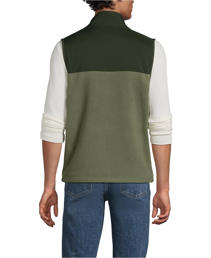 Lands' End Big & Tall Anyweather RainDefense Fleece Vest