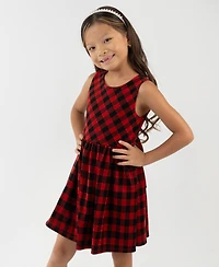 Rare Editions Girls 2T-6X 2-Piece Long Sleeves Coat and Dress Set