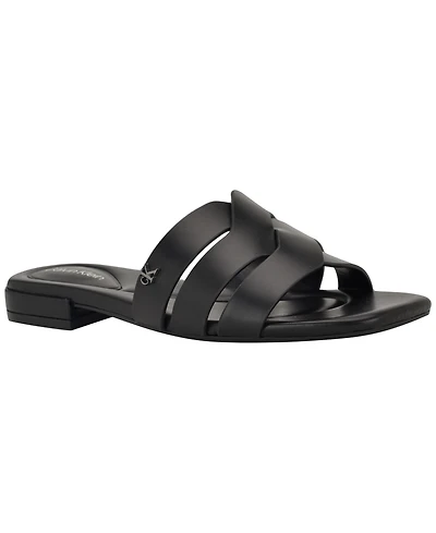 Calvin Klein Women's Tisha Slip-On Flat Sandals