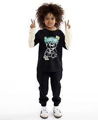 Sovereign Code Boys 5-20 Harper Twofer Graphic Layered T-Shirt