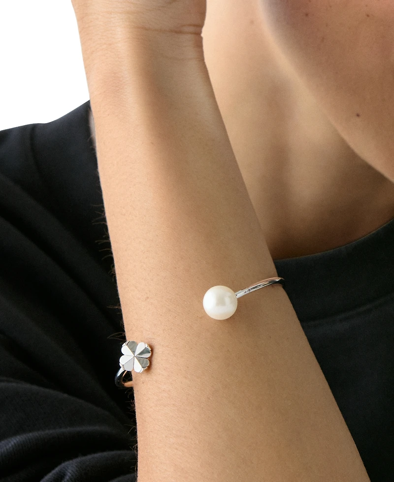 kate spade new york Imitation Pearl and Cubic Zirconia Flower Bracelet (also Gold-Tone)