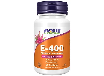 Now Foods Vitamin E-400 With Mixed Tocopherols, 100 Sofgels