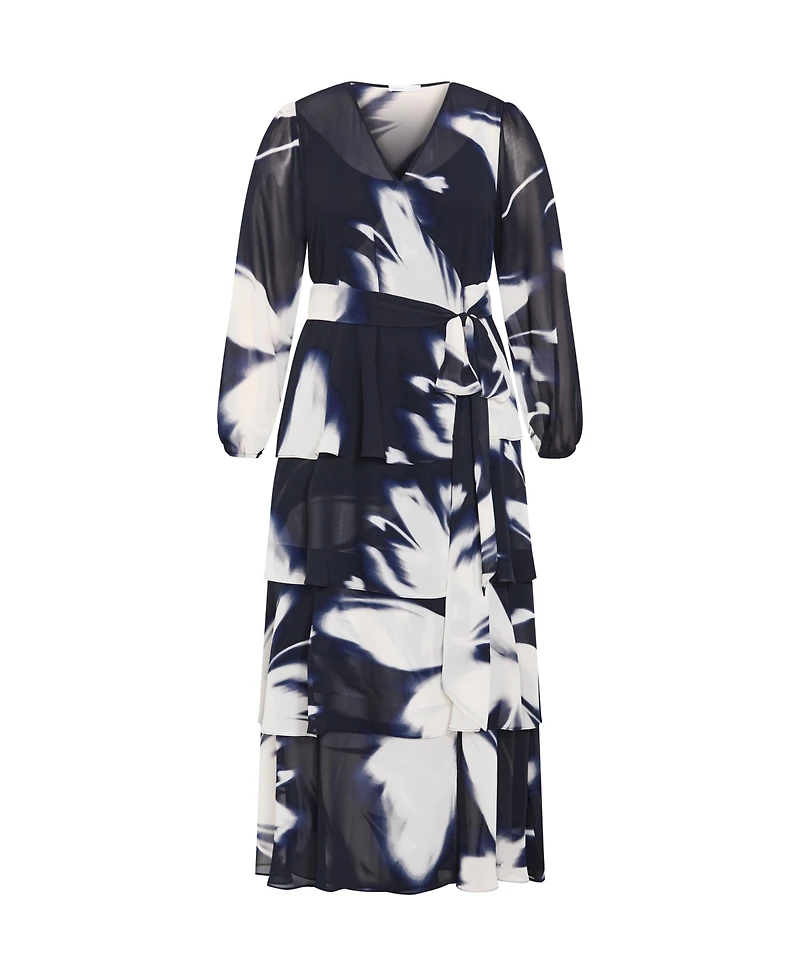 City Chic Women's Selene Wrap Maxi Dress