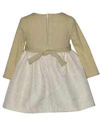 Bonnie Baby Girls 2 Piece Long Sleeves Ballerina Dress Set