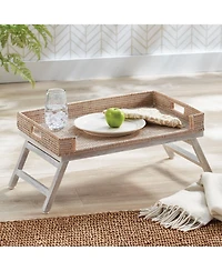 Burma Rattan Lap Tray Table