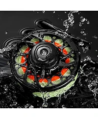 Sword Fly Fishing Reel, Cnc-Machined Aluminum Alloy Fly Reel, 3/4, 5/6, 7/8, 9/10 Weight, Black, Gunmetal
