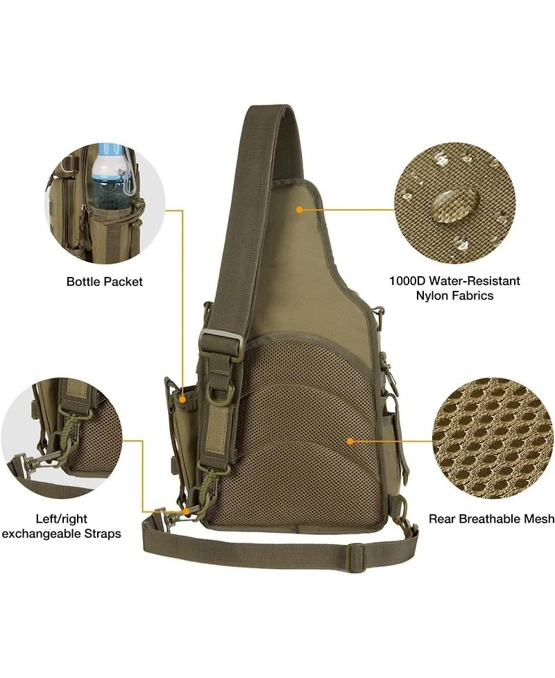 Fishing Backpack with Rod Holder