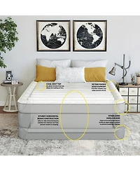 Beautyrest 20 in. Luxaire Raised Air Mattress with Cool Vent Top, Auto Shutoff Pump