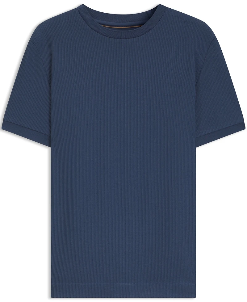 Boss by Hugo Men's Regular-Fit Structured Cotton T-Shirt