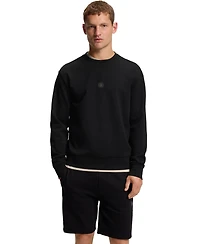 Boss by Hugo Men's Monogram Cotton-Blend Sweatshirt