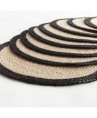 Napa Home & Garden Jute Coil Round Placemats, Set of 8