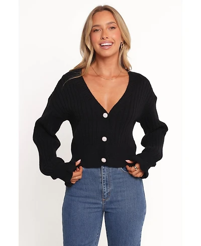Petal and Pup Women's Zana Ribbed Ruffle Cuff Knit Sweater