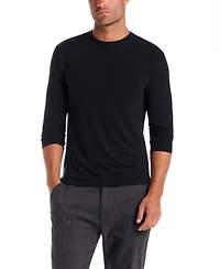 Vintage & Black Men's Long Sleeve Crewneck T-Shirt