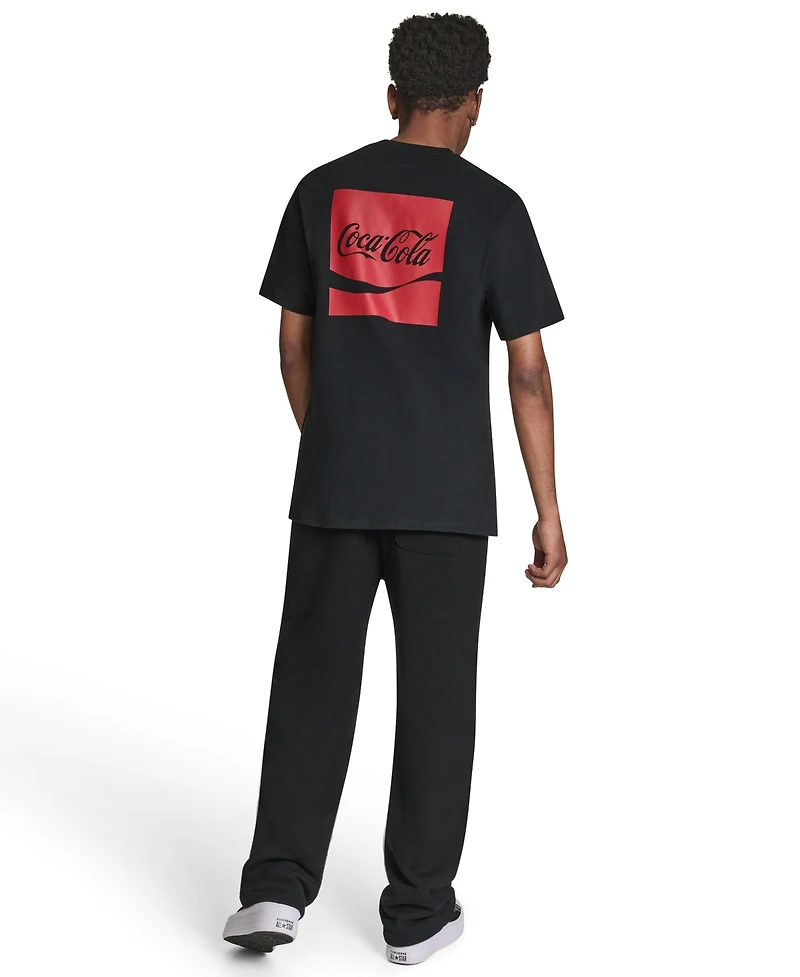 Converse Men's Coca Cola Logo Pull-On T-Shirt