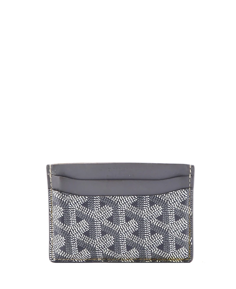 Pre-Owned Goyard Saint Sulpice Card Holder Coated Canvas
