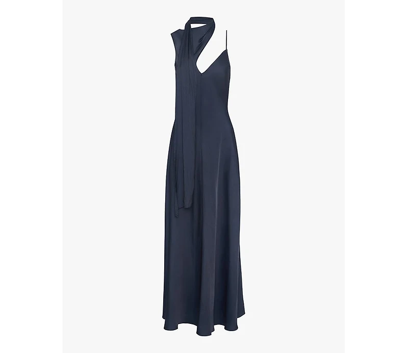 WeWoreWhat Women's Wrap Neck Slip Dress
