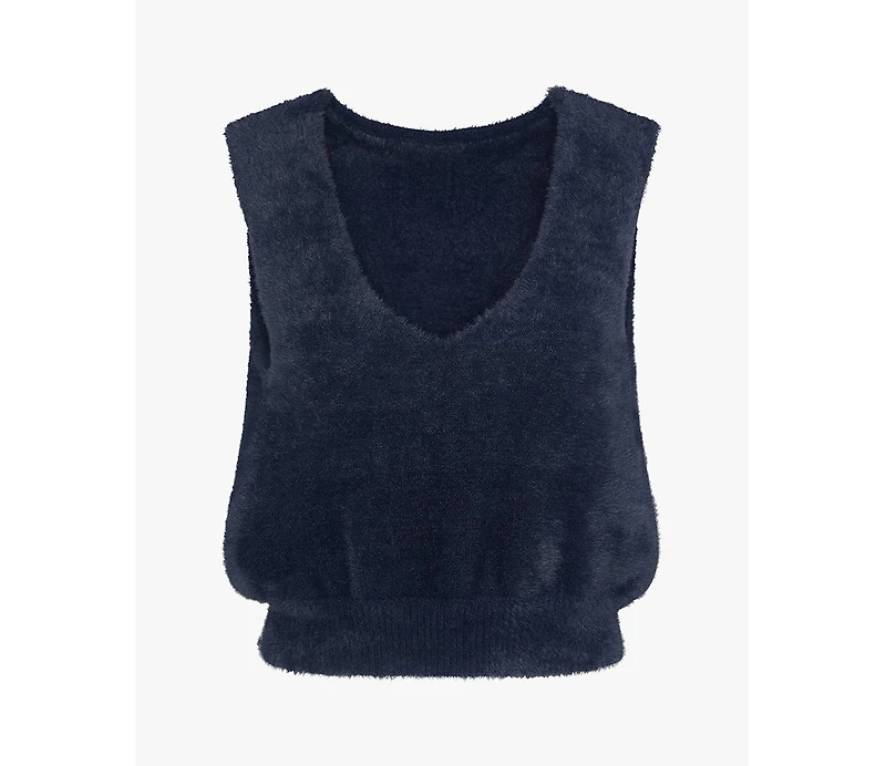WeWoreWhat Women's V Neck Sweater Vest