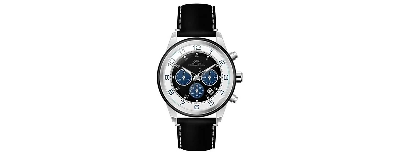 Porsamo Bleu Men's Arthur Genuine Leather Band Watch 1091GARL