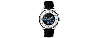 Porsamo Bleu Men's Arthur Genuine Leather Band Watch 1091GARL