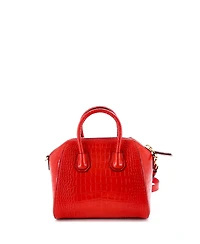 Pre-Owned Givenchy Mini Antigona Bag Embossed Leather