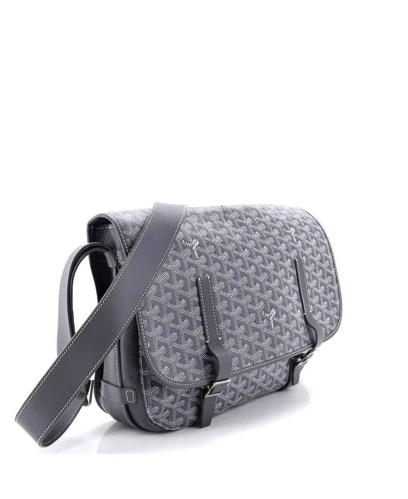 Pre-Owned Goyard Gm Belvedere Messenger Bag Coated Canvas