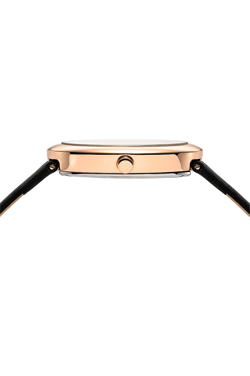 Porsamo Bleu Women's Eloise Genuine Leather Band Watch 1353CELL