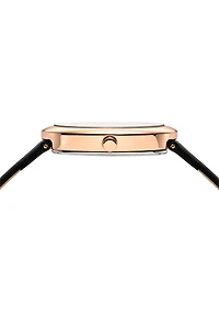 Porsamo Bleu Women's Eloise Genuine Leather Band Watch 1353CELL