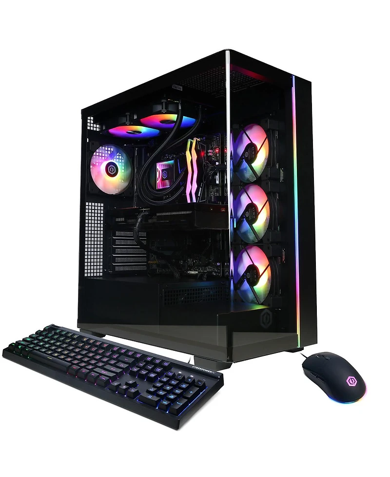 CyberPowerPC Gamer Supreme Liquid Cooled Gaming Desktop Computer, Amd Ryzen 7 7800X3D 4.2GHz, 32GB Ram, 2TB Ssd, Nvidia GeForce Rtx 5070 Ti 16GB,