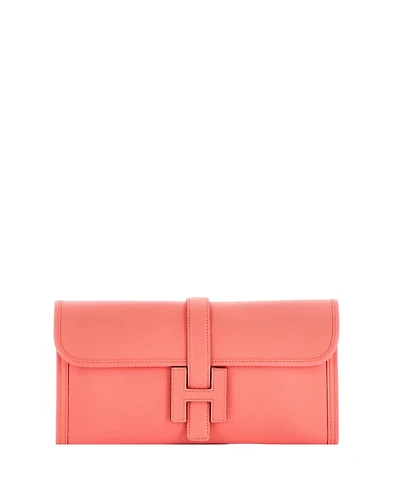 Pre-Owned HERMA‰S 29 Jige Elan Clutch Epsom