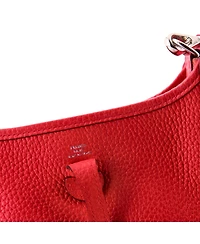 Pre-Owned HERMA‰S Tpm Evelyne Bag Gen Iii Clemence