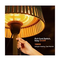 Outdoor Heater Lamp, Efficient & Long-Lasting Patio Warmer, Green