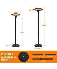 Versatile Outdoor/Indoor Adjustable Patio Heater