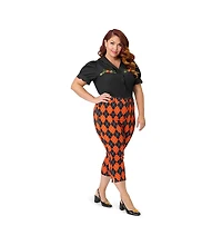 Smak Parlour Plus Size Embriodered Puff Sleeve Top