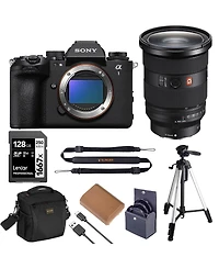 Sony a1 Ii Mirrorless Camera, Bundle with Fe 24-70mm f/2.8 Gm Ii Standard Zoom Lens, 128GB Memory Card, Extra Battery, Shoulder Bag, Sling Strap,