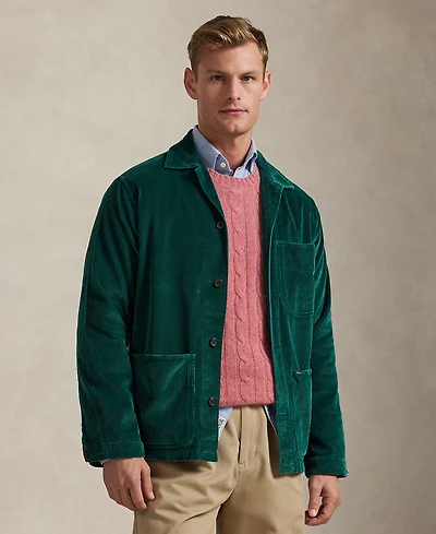 Polo Ralph Lauren Men's Corduroy Utility Long Sleeve Overshirt