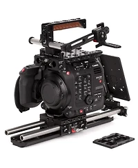 Wooden Camera Canon C300mkIII / C500mkII Unified Pro Accessory Kit, Includes Nato Handle Plus v2 Kit, Top Plate, Uvf Mount v2, Rod Clamp & Battery