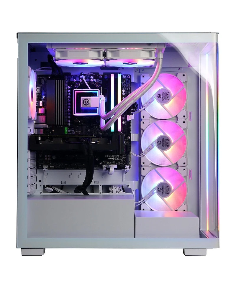CyberPowerPC Gamer Supreme Liquid Cooled Gaming Desktop Computer, Amd Ryzen 7 8700F 4.1GHz, 32GB Ram, 2TB Ssd, Amd Radeon Rx 9060 Xt 16GB, Windows 11