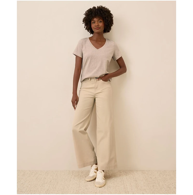 Pact Women's Softspun V-Neck Tee