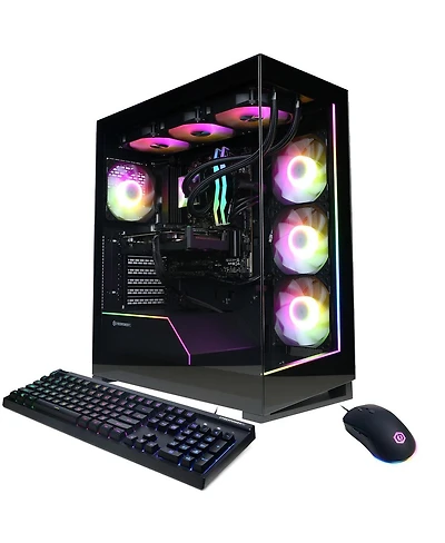 CyberPowerPC Gamer Supreme Liquid Cooled Gaming Desktop Computer, Amd Ryzen 9 9900X 4.4GHz, 32GB Ram, 2TB Ssd, Amd Radeon Rx 9060 Xt 16GB, Windows 11