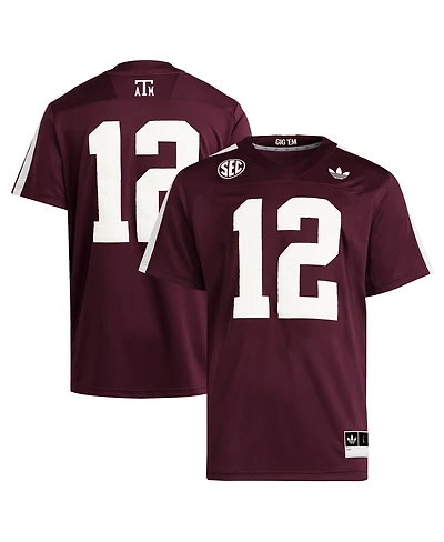 Adidas Men's 12 Maroon Texas A&M Aggies Premier Strategy Jersey