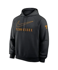 Nike Men's Black Tennessee Volunteers Premium Raglan Dri-fit Hoodie