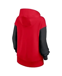 Nike Women's Red/Black Georgia Bulldogs Oversized Legacy Phoenix Pullover Hoodie