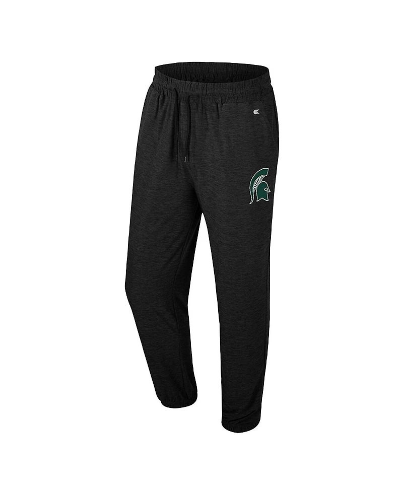 Colosseum Men's Black Michigan State Spartans Revolution Jogger Pants